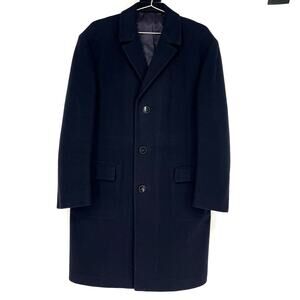 Reine Schurwolle Pure Wool Overcoat, Made in Germany, Size 46